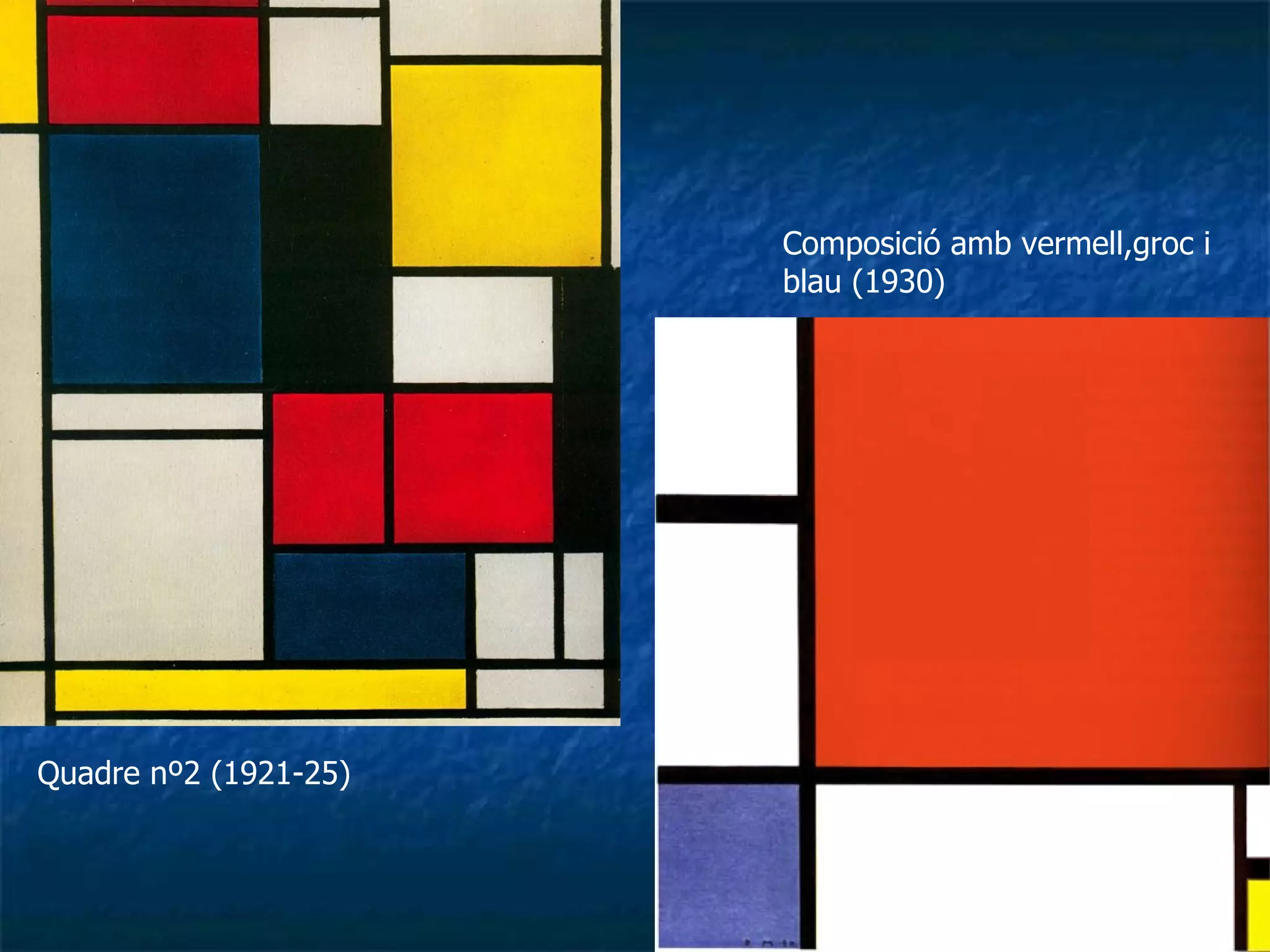 Quadre nº2 (1921-25) Composició amb vermell,groc i blau (1930) 