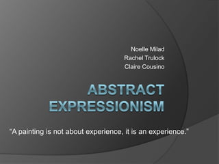 Abstract Expressionism | PPTX