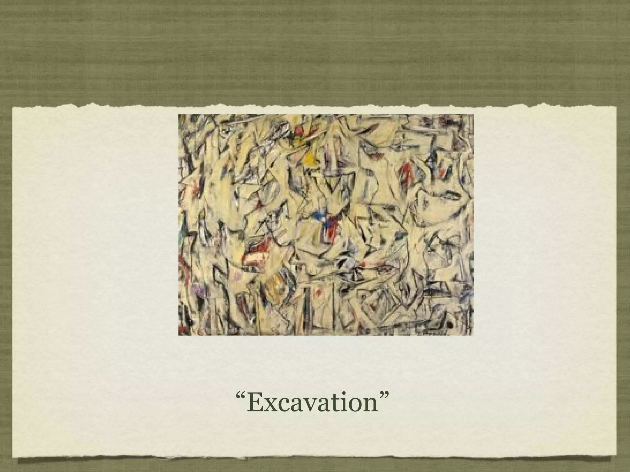 “Excavation”
 