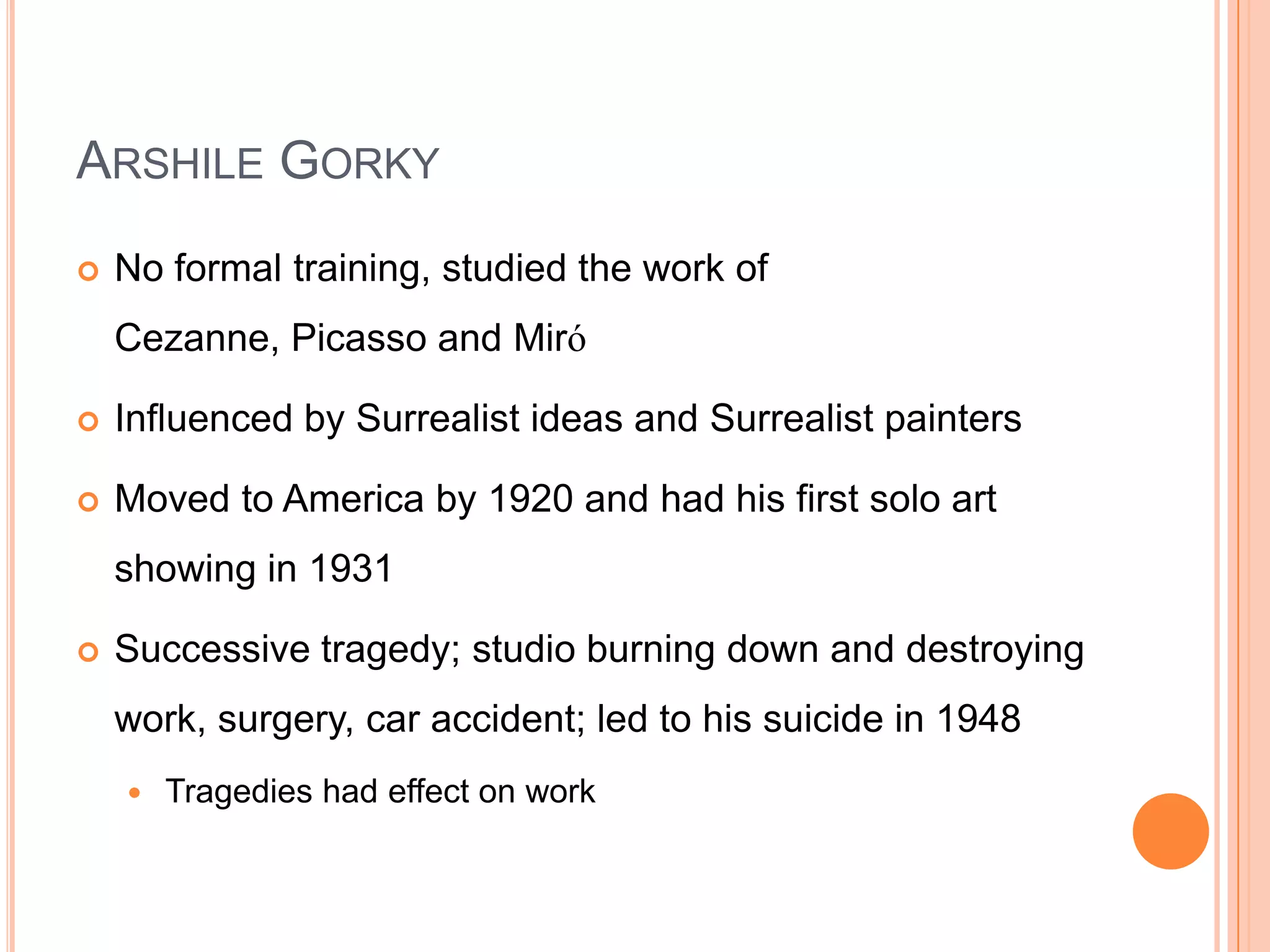 Willem de Kooning, Asheville (1948)