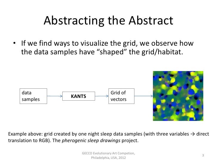 Abstracting the abstract