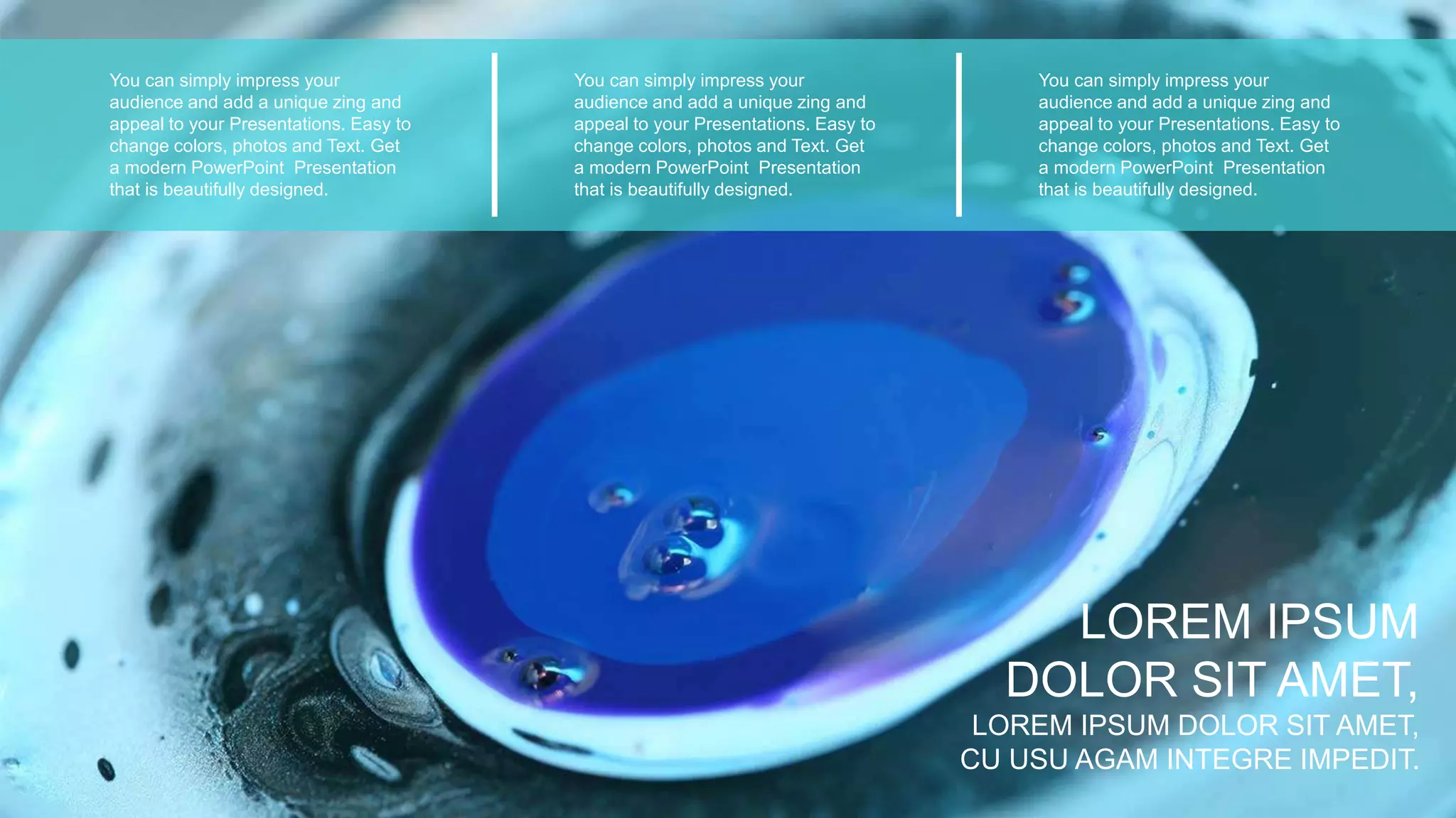 Abstract Ink Drop PowerPoint Templates.pptx | Desktop Publishing ...