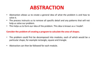 ABSTRACTION for data computing machines and | PPT