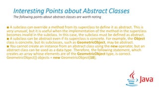Abstraction in java [abstract classes and Interfaces | PPT