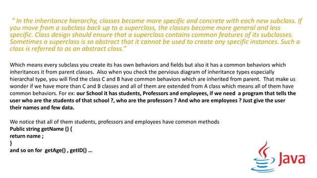 Abstraction In Java Abstract Classes And Interfaces Ppt Abstraction In Java Abstract Classes And Interfaces Ppt