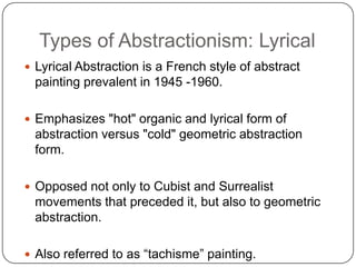 Abstractionism | PPTX