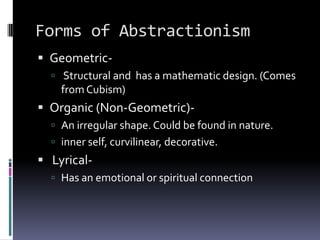 Abstractionism | PPTX