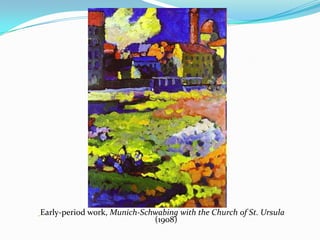 Early-period work, Munich-Schwabing with the Church of St. Ursula
                             (1908)
 