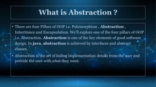 Abstraction java | PPTX
