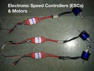 Electronic Speed Controllers (ESCs)
& Motors
 