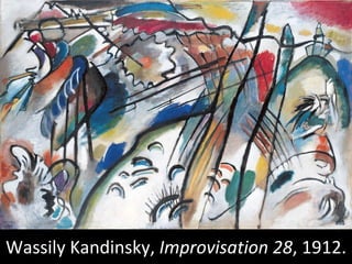 Wassily Kandinsky,  Improvisation 28 , 1912. 