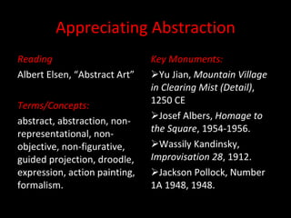Appreciating Abstraction ,[object Object],[object Object],[object Object],[object Object],[object Object],[object Object],[object Object],[object Object],[object Object]