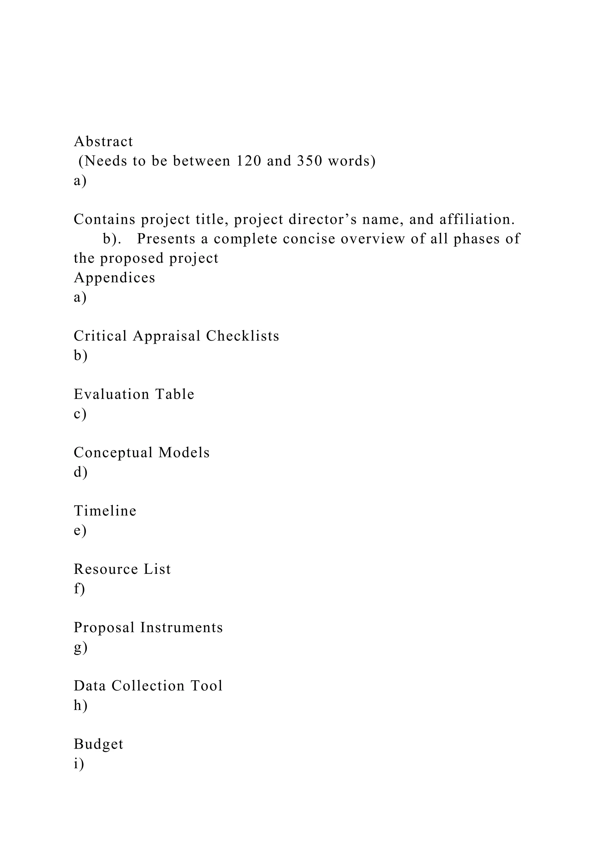 Abstract (Needs to be between 120 and 350 words)a)Contai.docx