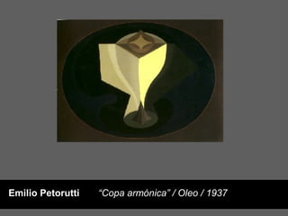 Emilio Petorutti   “Copa armónica” / Oleo / 1937
 
