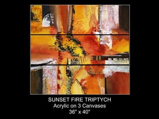 Abstract Paintings by Nancy Eckels