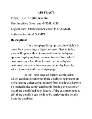 Abstract php | PDF