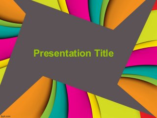 Presentation Title

 