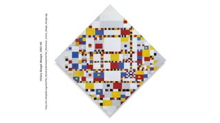 Victory
Boogie
Woogie,
1942–44
https://en.wikipedia.org/wiki/Piet_Mondrian#/media/File:Piet_Mondriaan_Victory_Boogie_Woogie.jpg
 