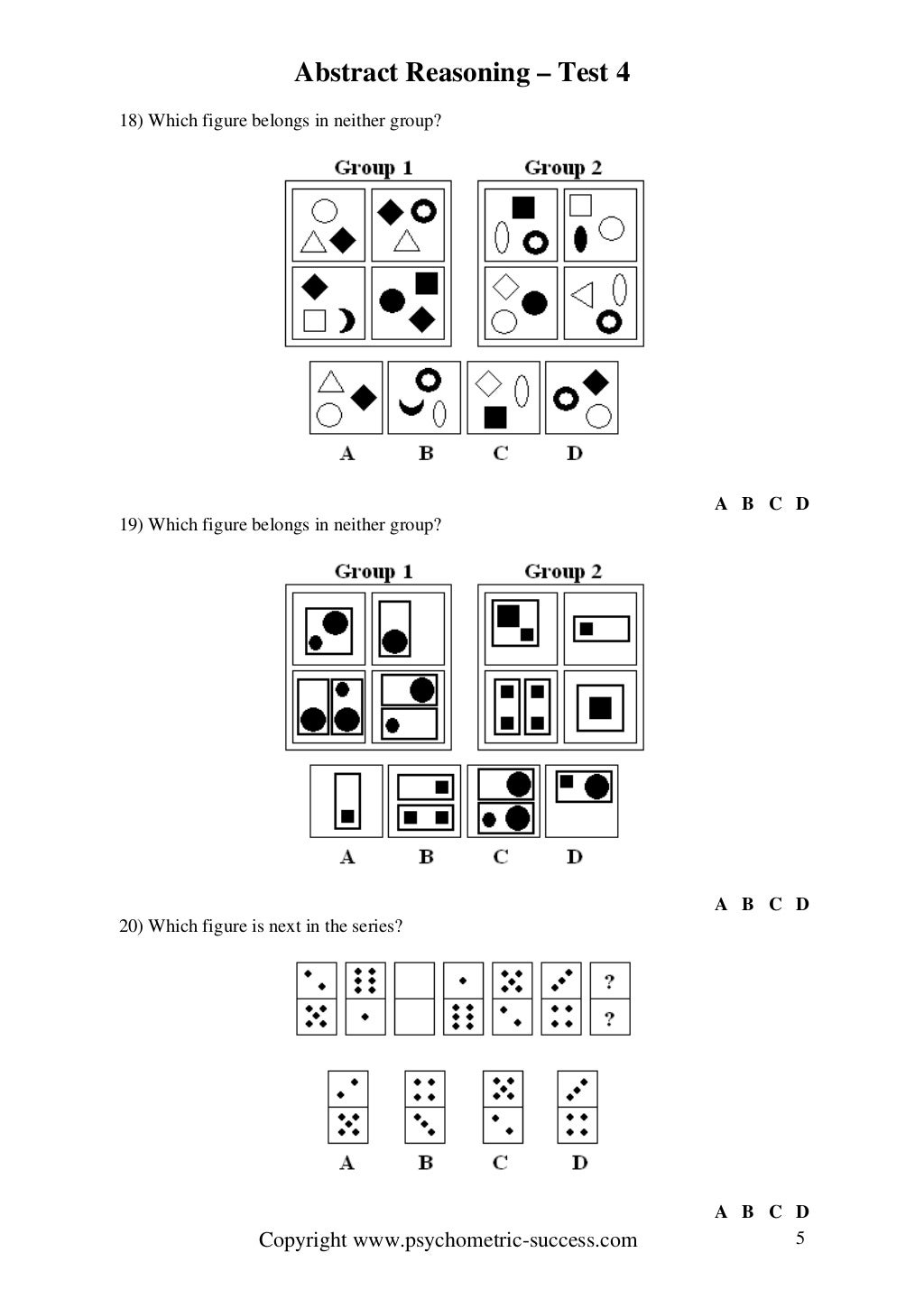 Abstract reasoning