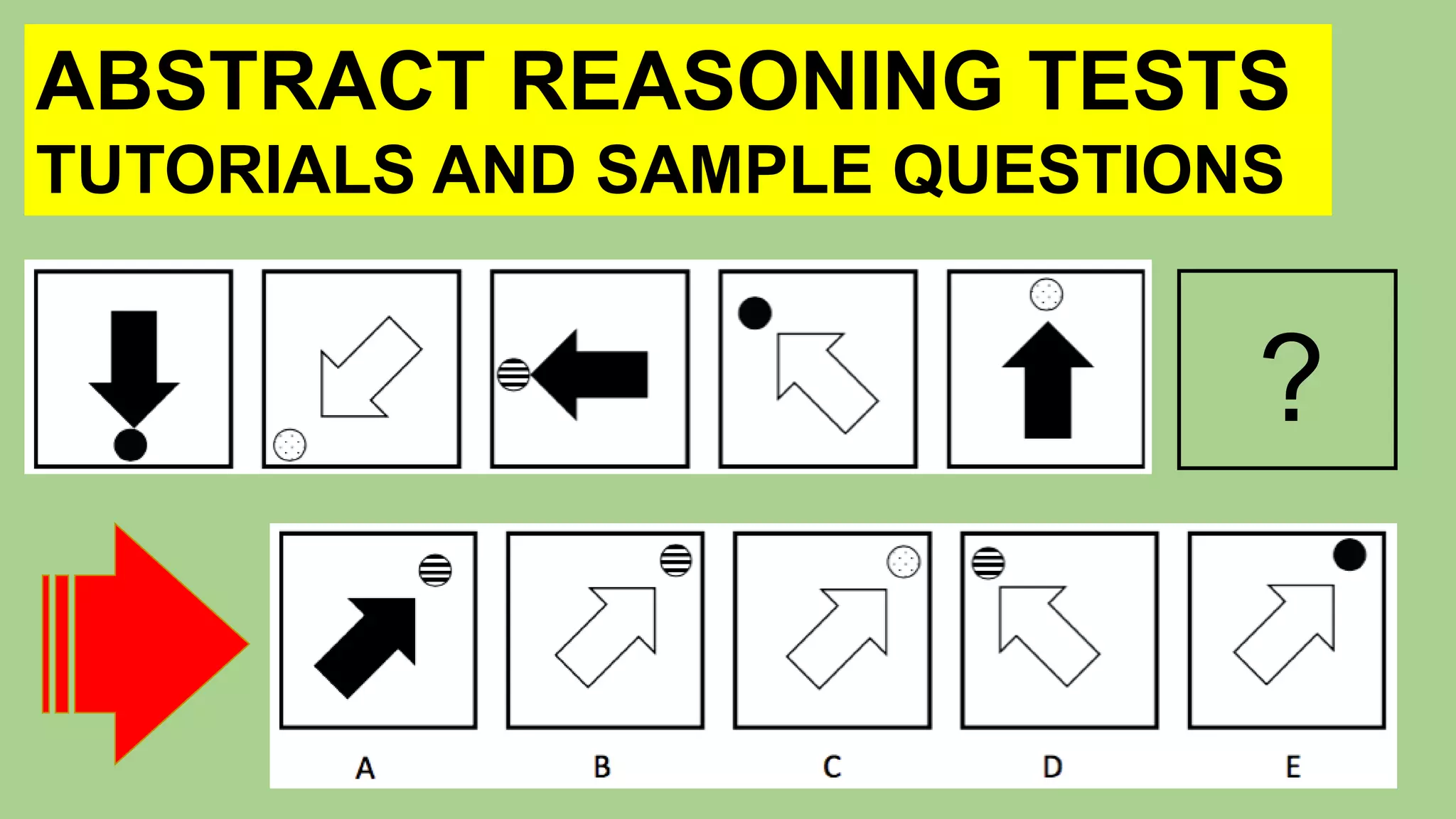 Abstract Reasoning Test Questions & Answers | PPTX | Educational ...