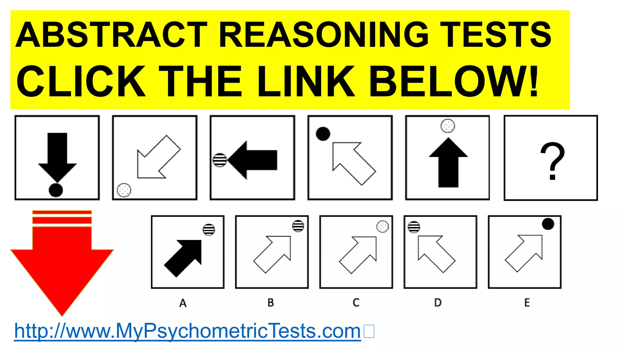 Abstract Reasoning Test Questions & Answers | PPTX | Educational ...