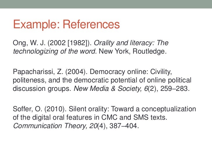 Abstract example apa picture