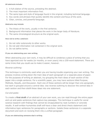 Abstract Basics | PDF