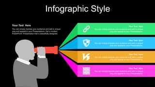 Abstract wave lines power point templates | PPTX