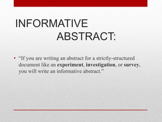 Abstract writing by Ameer Hamza | PPTX