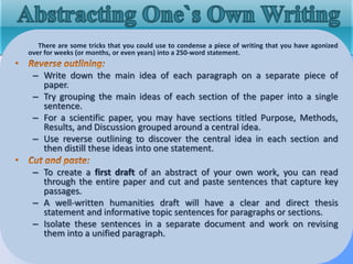 Abstract writing | PPSX