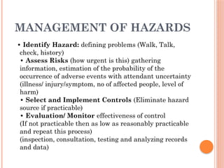 Comprehensive Overview of Food Safety Hazards and Risk Management | PPTX