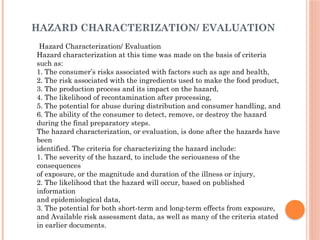 Comprehensive Overview of Food Safety Hazards and Risk Management | PPTX