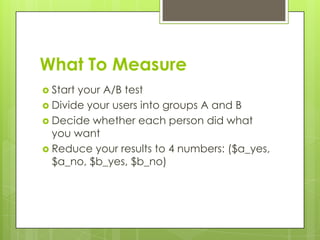 A/B testing | PPTX