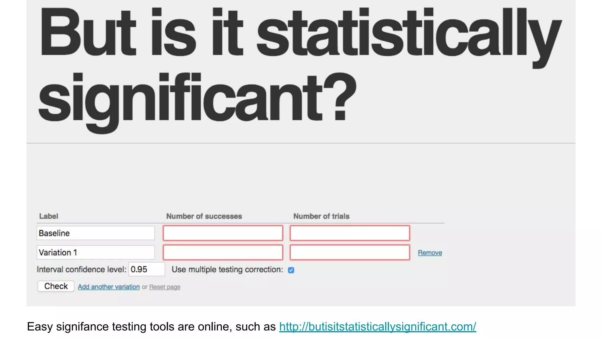 Easy signifance testing tools are online, such as http://butisitstatisticallysignificant.com/
 