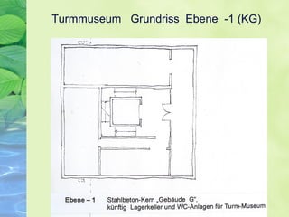 Turmmuseum Grundriss Ebene -1 (KG)
 
