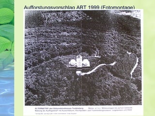 Aufforstungsvorschlag ABT 1999 (Fotomontage)
 