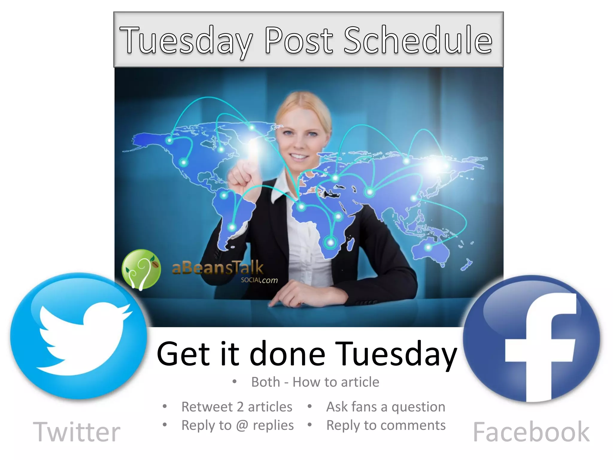 Twitter Facebook
• Tweet / Share blog
Fan Appreciation
• Retweet 2 Articles
• Reply @ replies
• Share best fan photo
• Reply to comments
• Promotional updates
.com
 