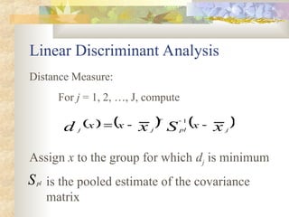 Linear Discriminant Analysis and Its Variations | PPT