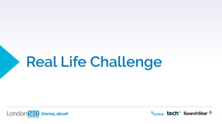 @areej_abuali
Real Life Challenge
 