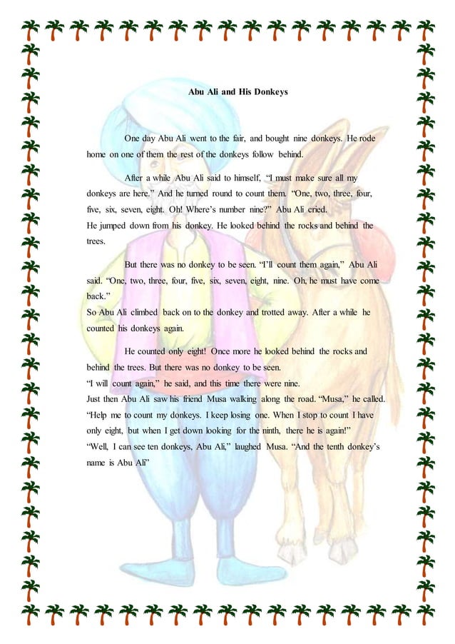 Abu ali and his donkeys | DOCX