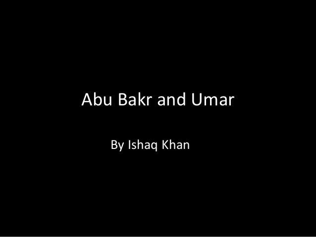 Abu Bakr And Umar