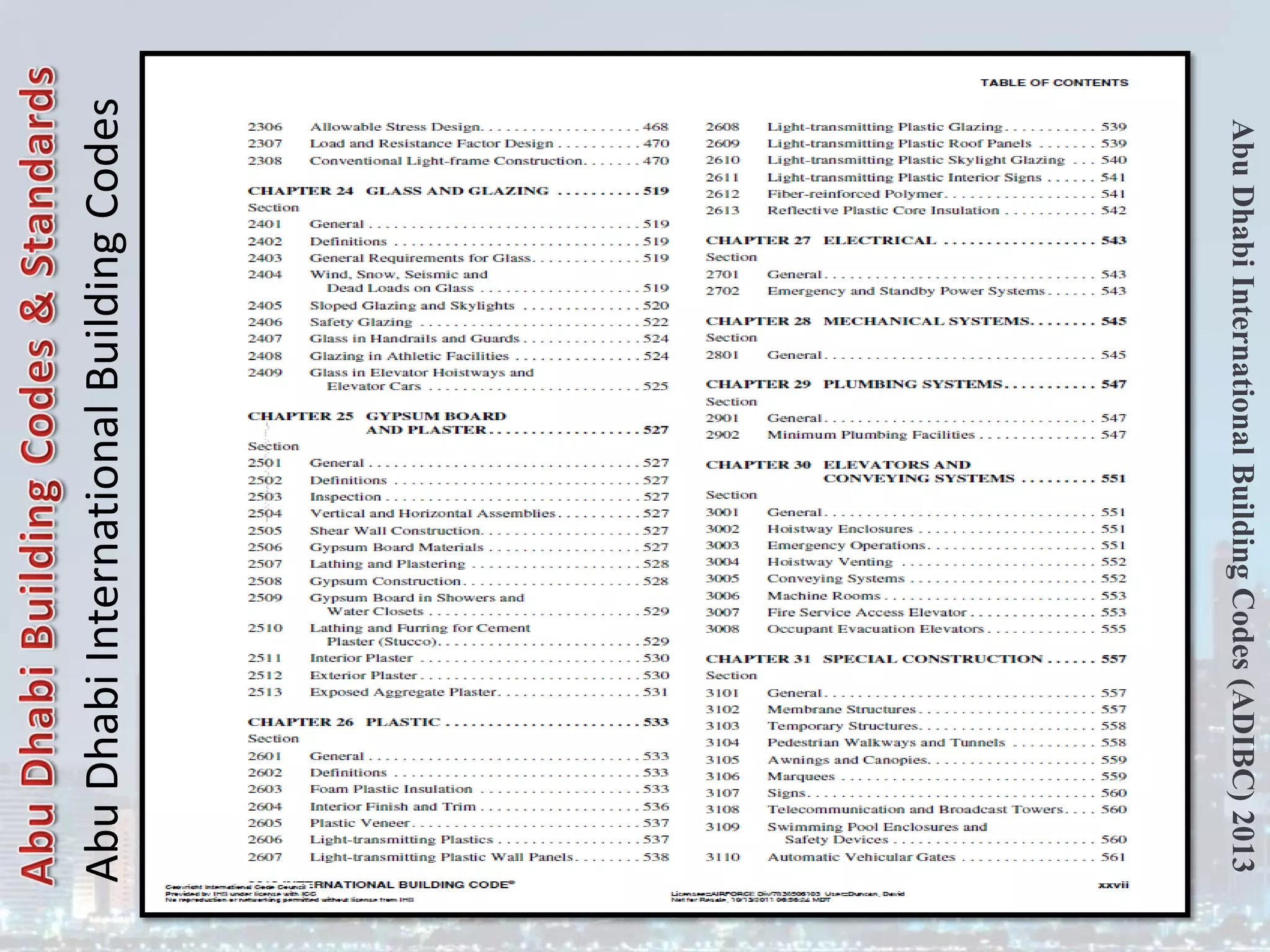 Abu
Dhabi
International
Building
Codes
Abu
Dhabi
International
Building
Codes
(ADIBC)
2013
 