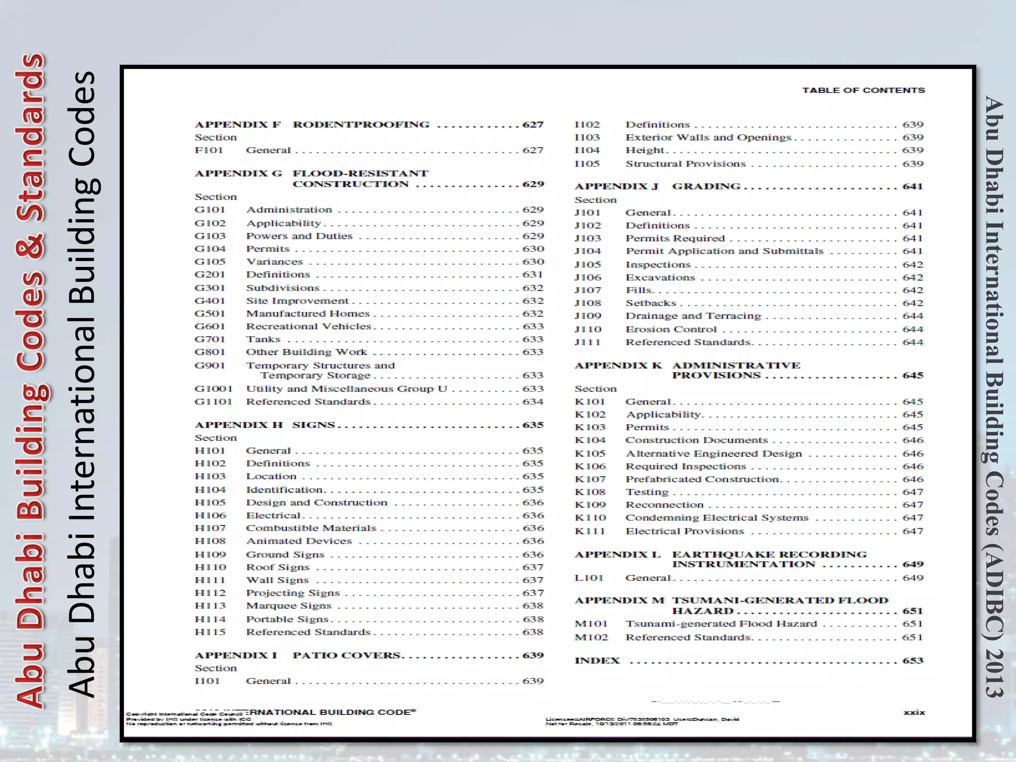 Abu
Dhabi
International
Building
Codes
Abu
Dhabi
International
Building
Codes
(ADIBC)
2013
 