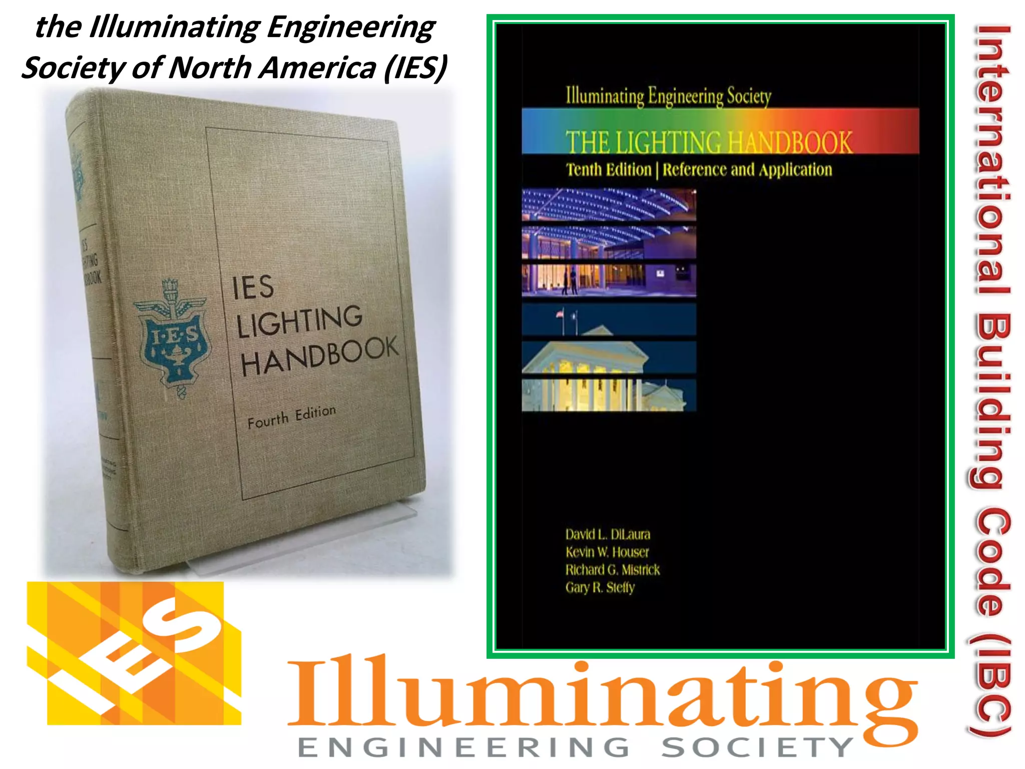 the Illuminating Engineering
Society of North America (IES)
 