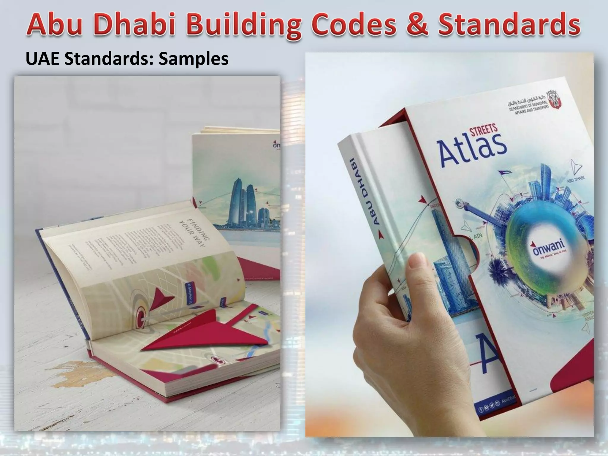 UAE Standards: Samples
 