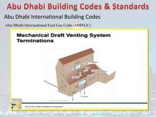 Abu Dhabi International Building Codes
Abu Dhabi International Fuel Gas Code (ADIFGC)
 