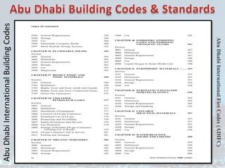 Abu
Dhabi
International
Building
Codes
Abu
Dhabi
International
Fire
Codes
(ADIFC)
 