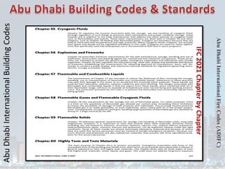 Abu
Dhabi
International
Building
Codes
Abu
Dhabi
International
Fire
Codes
(ADIFC)
IFC
2021
Chapter
by
Chapter
 