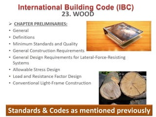 506
Standards & Codes as mentioned previously
 
