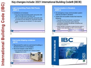 553
Key changes include: 2021 International Building Code® (IBC®)
 